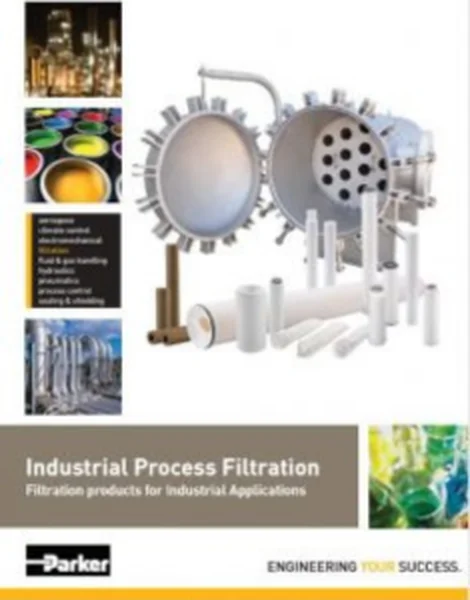 Capa do catálogo Filtros de Processo