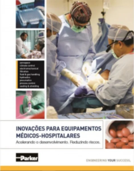 Capa do catálogo Inovações para Equipamentos Hospitalares