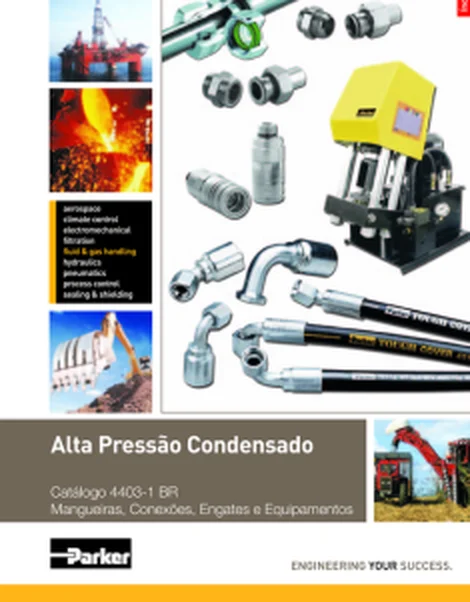Capa do catálogo Alta Pressão - Catálogo Condensado