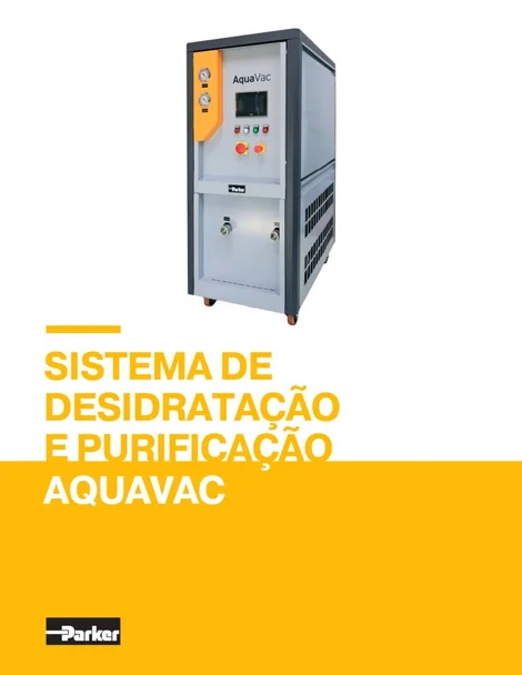 Capa do catálogo Sistema de Desidratação e Purificação