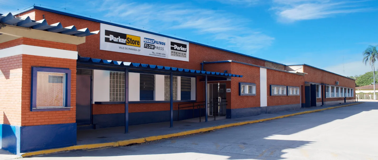 Fachada da Flowpress Hidropneumática em Jacareí, São Paulo