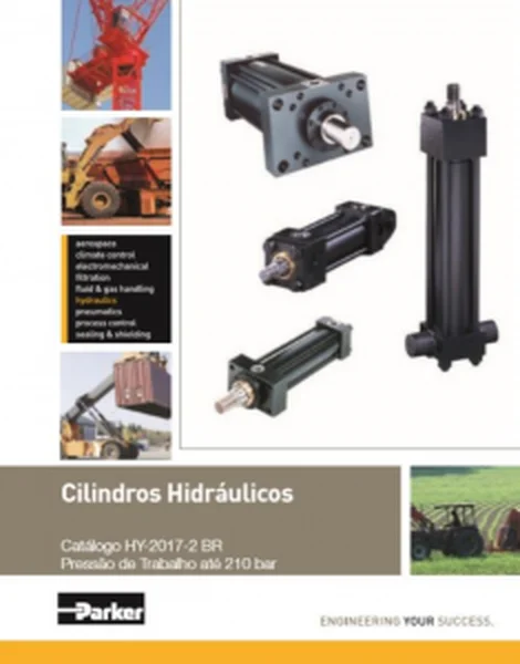 Capa do catálogo Cilindros Hidráulicos